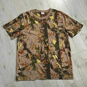 BNWOT urban outfitters  men’s Large Camouflage Fall Floral Brown